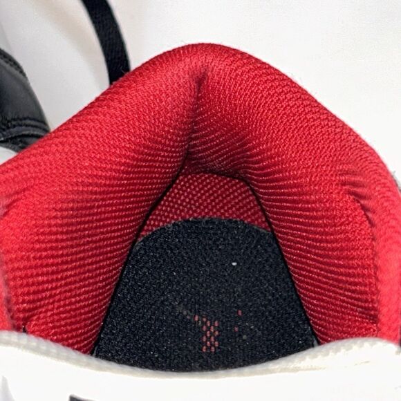 Nike Air Jordan 1 Mid Gym 4.5Y White Black Red Womens 6 - Picture 16 of 16